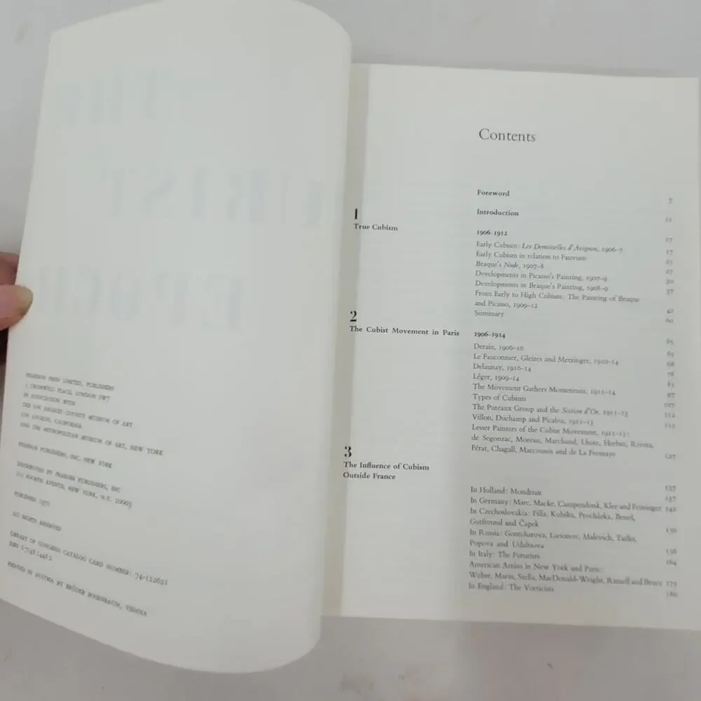 1971 The Cubist Epoch Paperback Art Book‎ Douglas Cooper Modern Art Vintage Find
